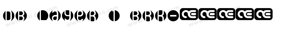 DB Layer 1 BRK字体转换